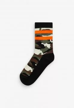 Next 5 PACK CUSHIONED FOOTBED - Socken - Khaki Green Grey Purple Camouflage | Kinder -Next Großes Kaufhaus 46236ba0b82444cf8dcc1f8a2699e508