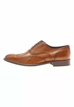 Next Herren SIGNATURE WING CAP BROGUE - Business-Schnürer - Tan