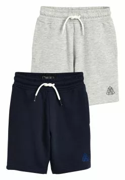 Next Unisex 2 PACK SHORTS - Shorts - Light Grey