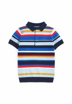 Next Kinder STRIPE - Poloshirt - Blue/red/yellow