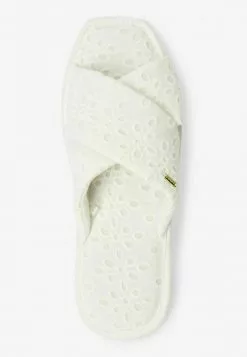 Next Damen Pantolette Flach - White -Next Großes Kaufhaus 482b49a8ba35429d9bf8753fb95b827a