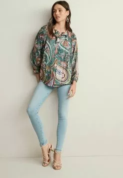 Next Damen RUFFLE - Bluse - Paisley Print
