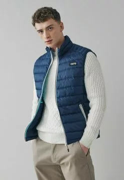 Next SKY SHOWER RESISTANT - Weste - Navy Blue | Herren