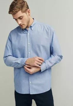 Next LONG SLEEVE - Hemd - Mottled Blue | Herren