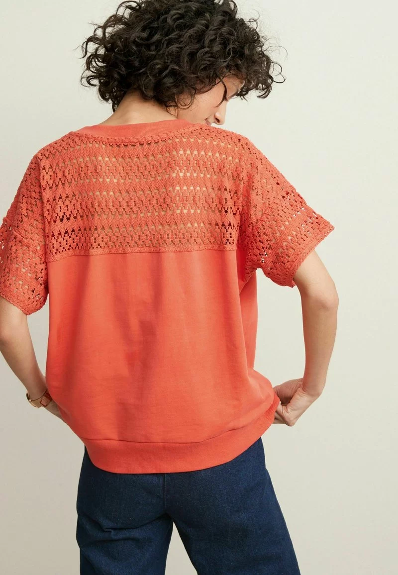 Next Damen SHORT SLEEVE CROCHET - T-Shirt Print - Red 2 Next Damen SHORT SLEEVE CROCHET - T-Shirt Print - Red – Bild 2