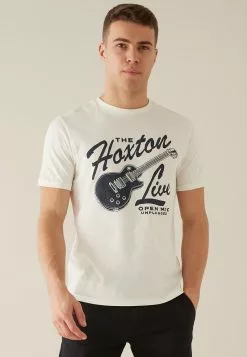 Next Herren 3 PACK - T-Shirt Print - Mottled Black