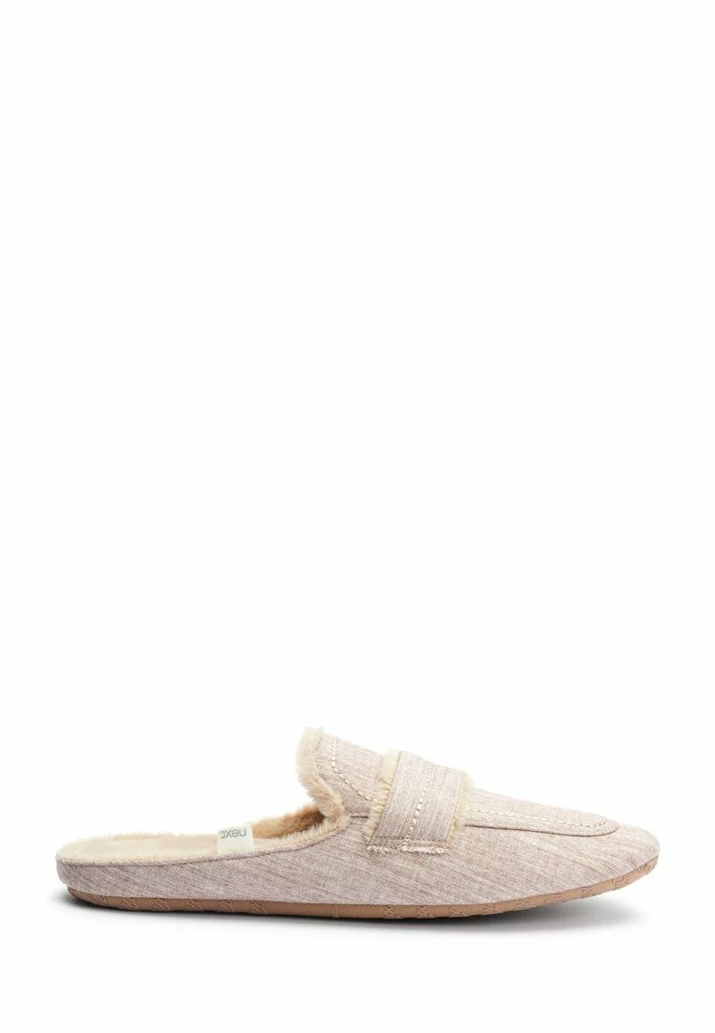 Next Damen Hausschuh - Beige 1 Next Damen Hausschuh - Beige