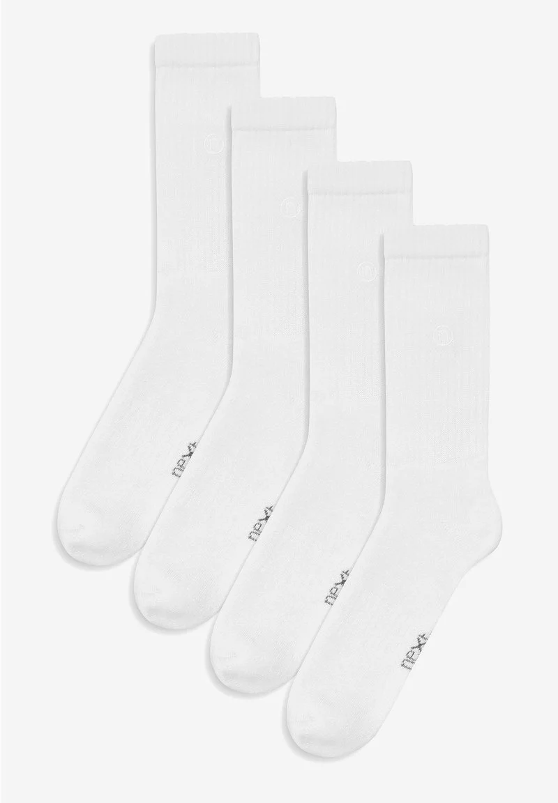 Next Herren FOUR PACK - Socken - White 1 Next Herren FOUR PACK - Socken - White