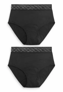 Next Damen 2 PACK - Slip - Mottled Black