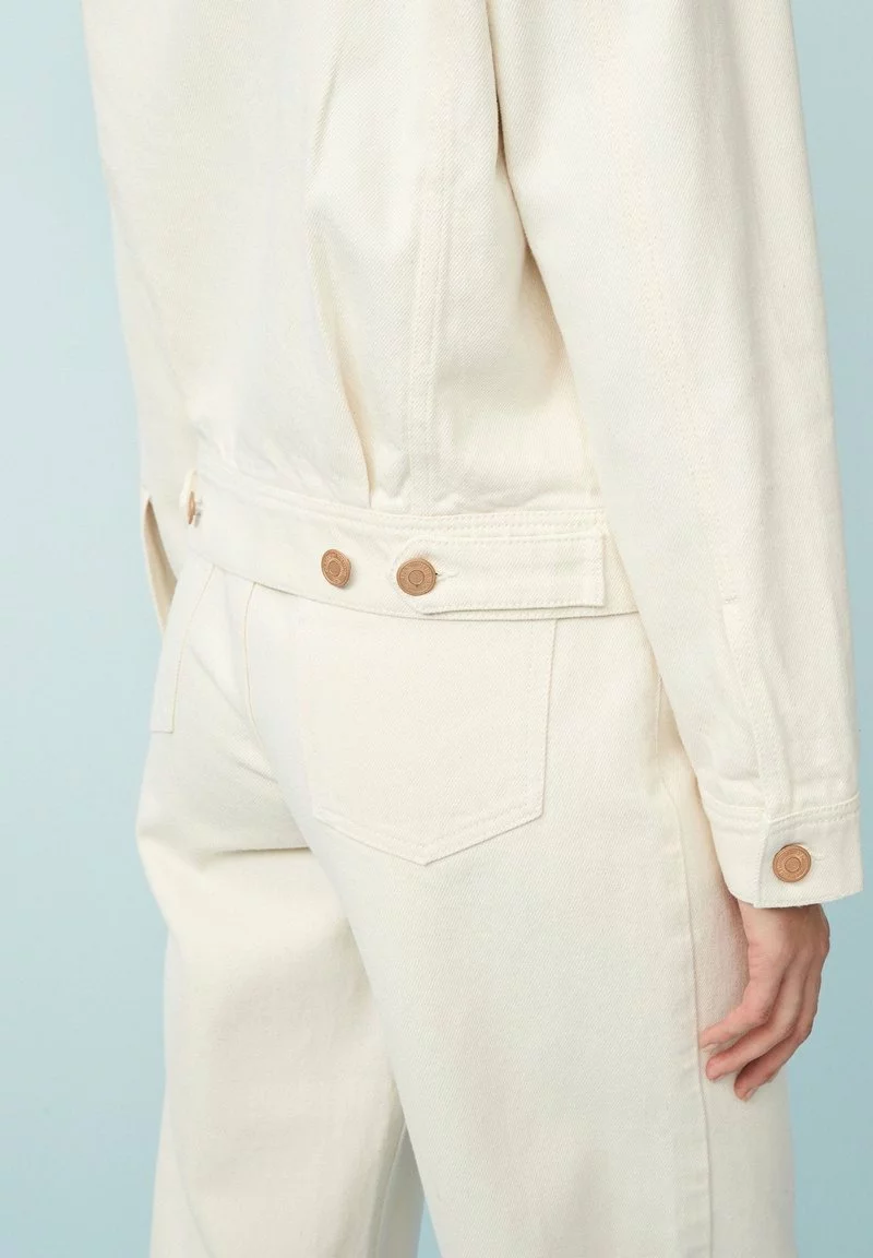 Next Damen Jeansjacke - Ecru Cream 2 Next Damen Jeansjacke - Ecru Cream – Bild 2