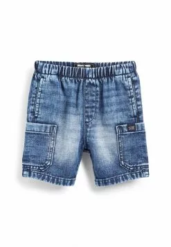 Next Kinder UTILITY - Jeans Shorts - Mid Blue Denim