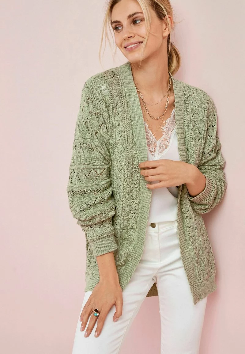 Next Damen Strickjacke - Green 2 Next Damen Strickjacke - Green – Bild 2