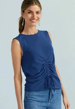 Next Damen SLEEVELESS - Bluse - Cobalt Blue