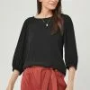 Next Damen HALF SLEEVE - Bluse - Black