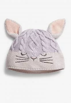 Next Kinder KNITTTED BUNNY - Mütze - Lilac
