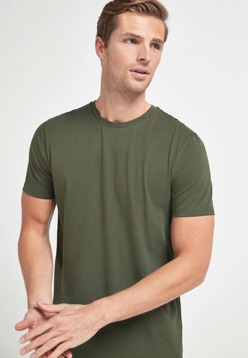 Next Herren T-Shirt Basic - Green 1 Next Herren T-Shirt Basic - Green