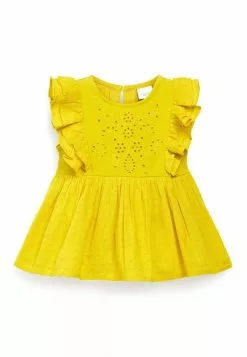 Next Kinder BRODERIE - Bluse - Olive Green