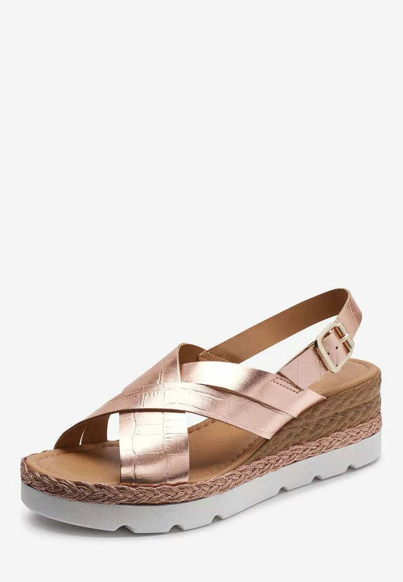 Next CROSS OVER - Espadrille - Gold | Damen 4 Next CROSS OVER - Espadrille - Gold | Damen – Bild 4