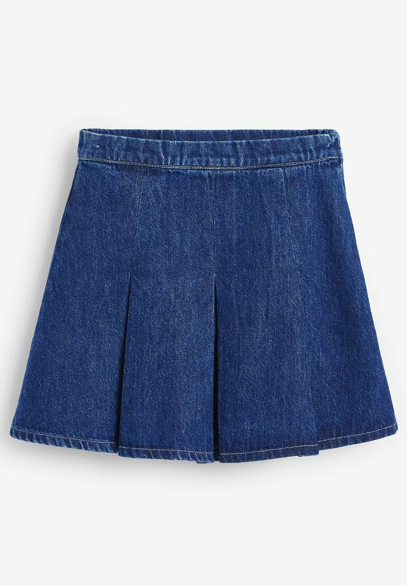 Next Kinder DENIM TENNIS SKIRT - Faltenrock - Blue 1 Next Kinder DENIM TENNIS SKIRT - Faltenrock - Blue