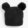 Next Kinder DOUBLE POM - Mütze - Black