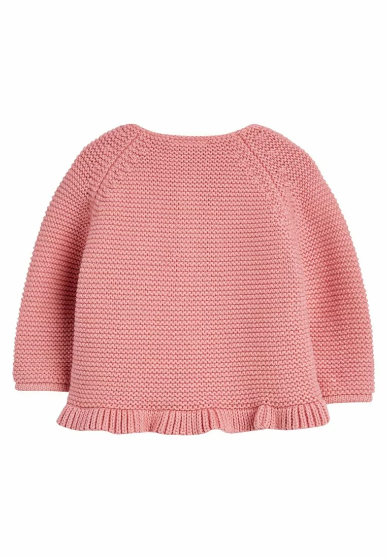 Next Kinder PINK FRILL HEM - Strickjacke - Pink 2 Next Kinder PINK FRILL HEM - Strickjacke - Pink – Bild 2