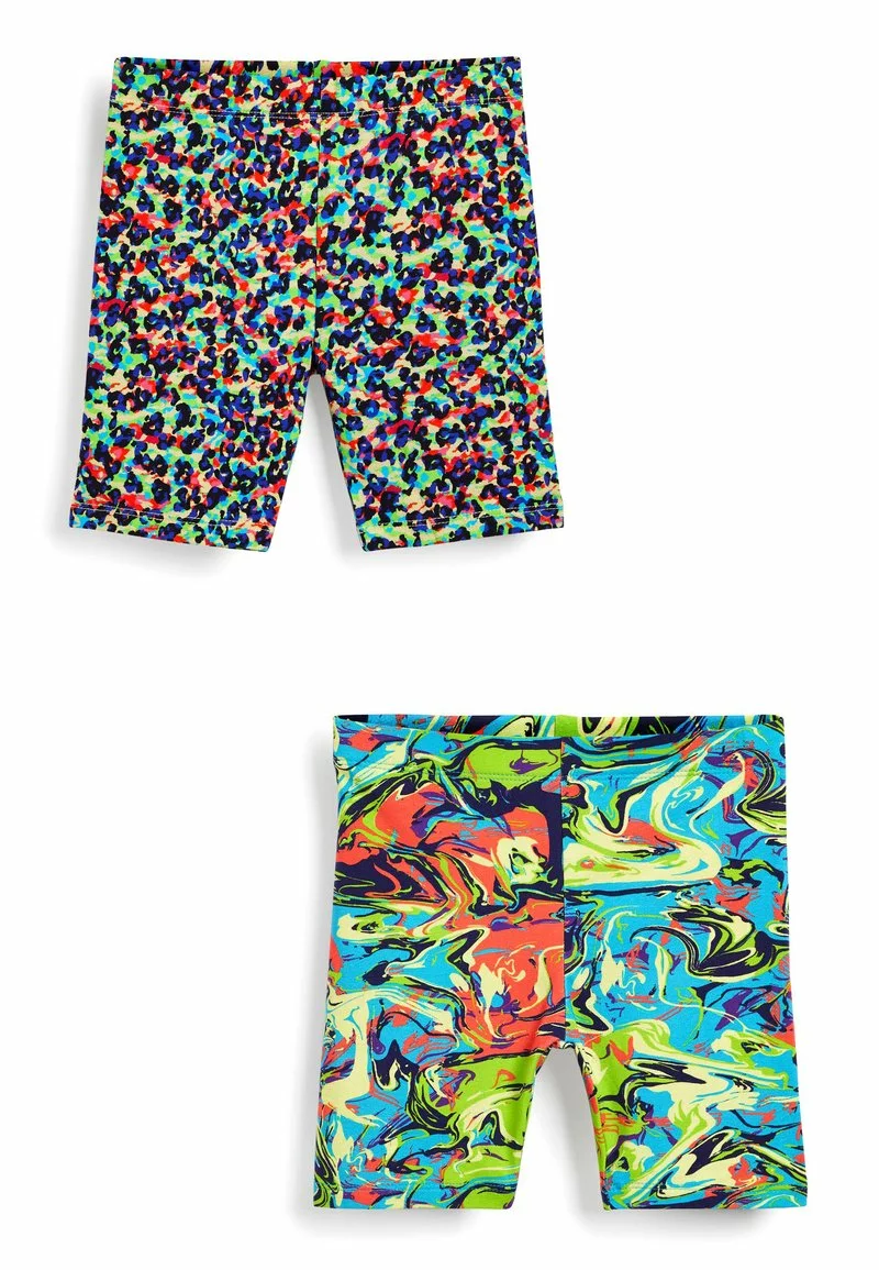 Next Kinder 2 PACK - Shorts - Blue Green Pink Marble And Animal 1 Next Kinder 2 PACK - Shorts - Blue Green Pink Marble And Animal
