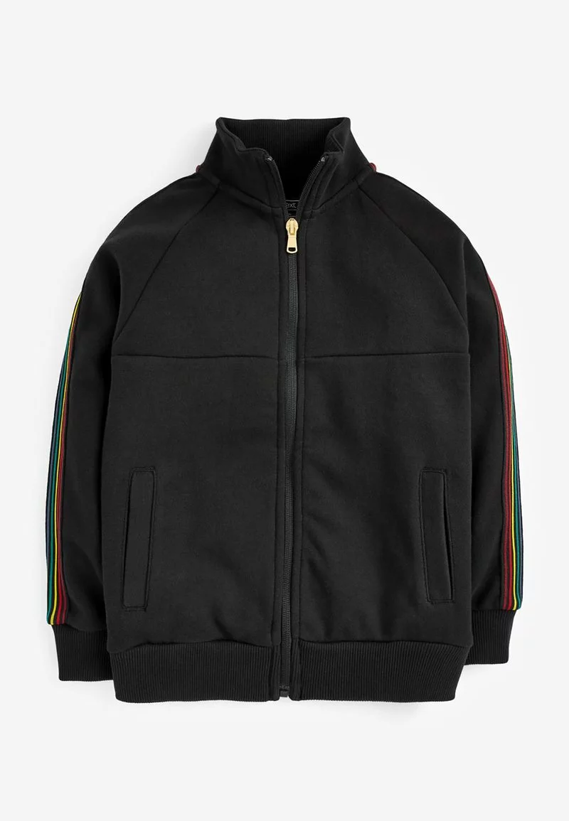 Next RAINBOW ZIP THROUGH - Sweatjacke - Black | Kinder 1 Next RAINBOW ZIP THROUGH - Sweatjacke - Black | Kinder