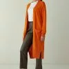 Next Damen LONGLINE - Strickjacke - Ochre
