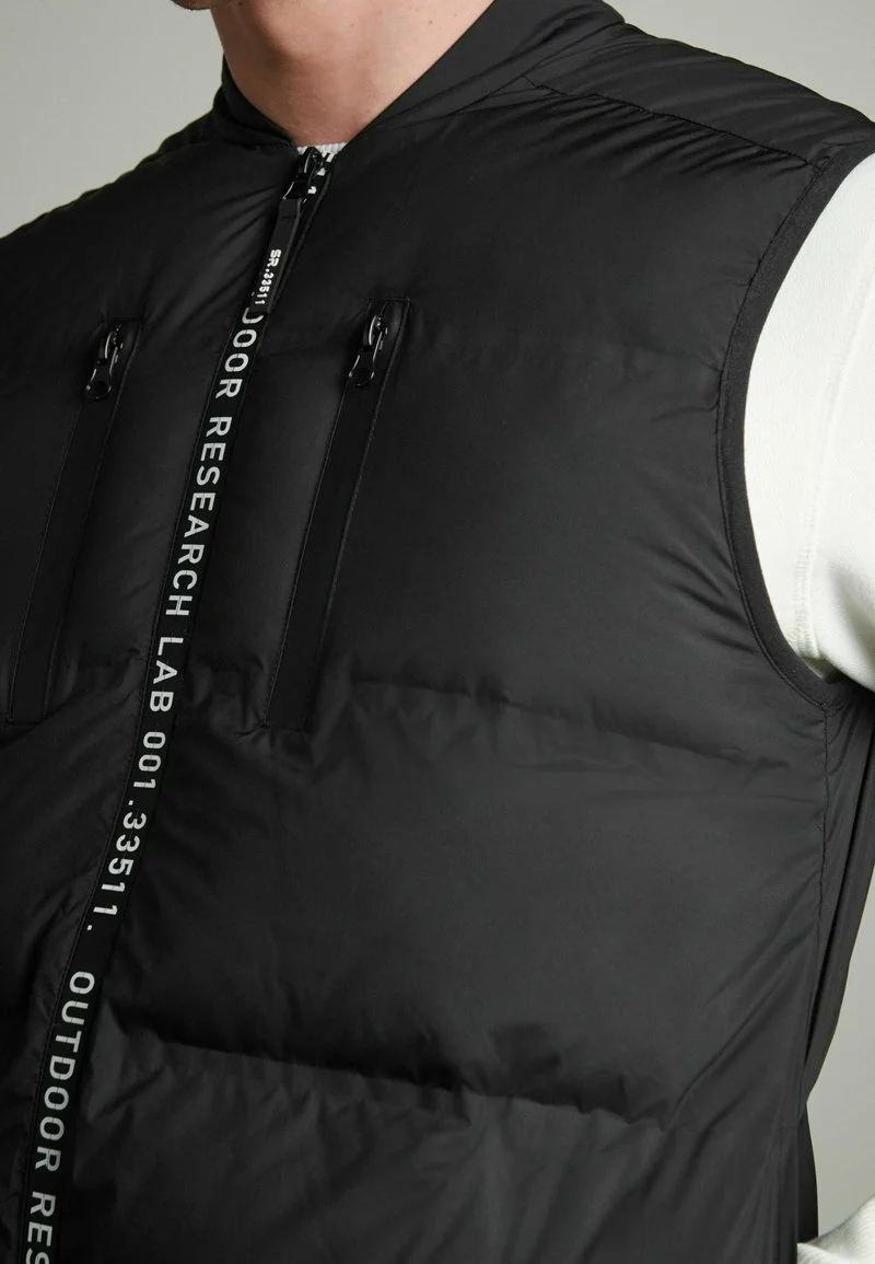 Next Herren SHOWER RESISTANT - Weste - Black 3 Next Herren SHOWER RESISTANT - Weste - Black – Bild 3