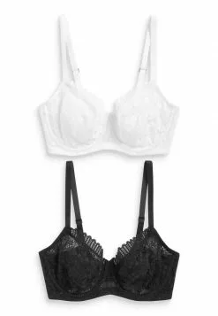 Next Damen 2PACK - Bügel BH - Black White