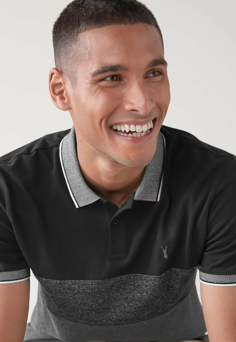 Next Herren SOFT TOUCH BLOCK - Poloshirt - Black 3 Next Herren SOFT TOUCH BLOCK - Poloshirt - Black – Bild 3