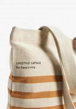 Next Damen STRIPE REUSABLE FOR LIFE - Shopping Bag - Neutral Tan Brown -Next Großes Kaufhaus 511a959e814b4c6d932cbbe472988519