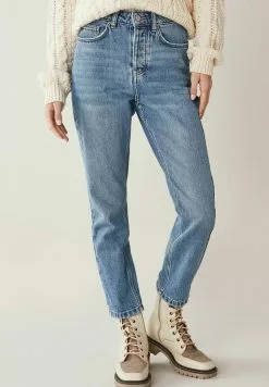 Next Damen Jeans Straight Leg - Blue