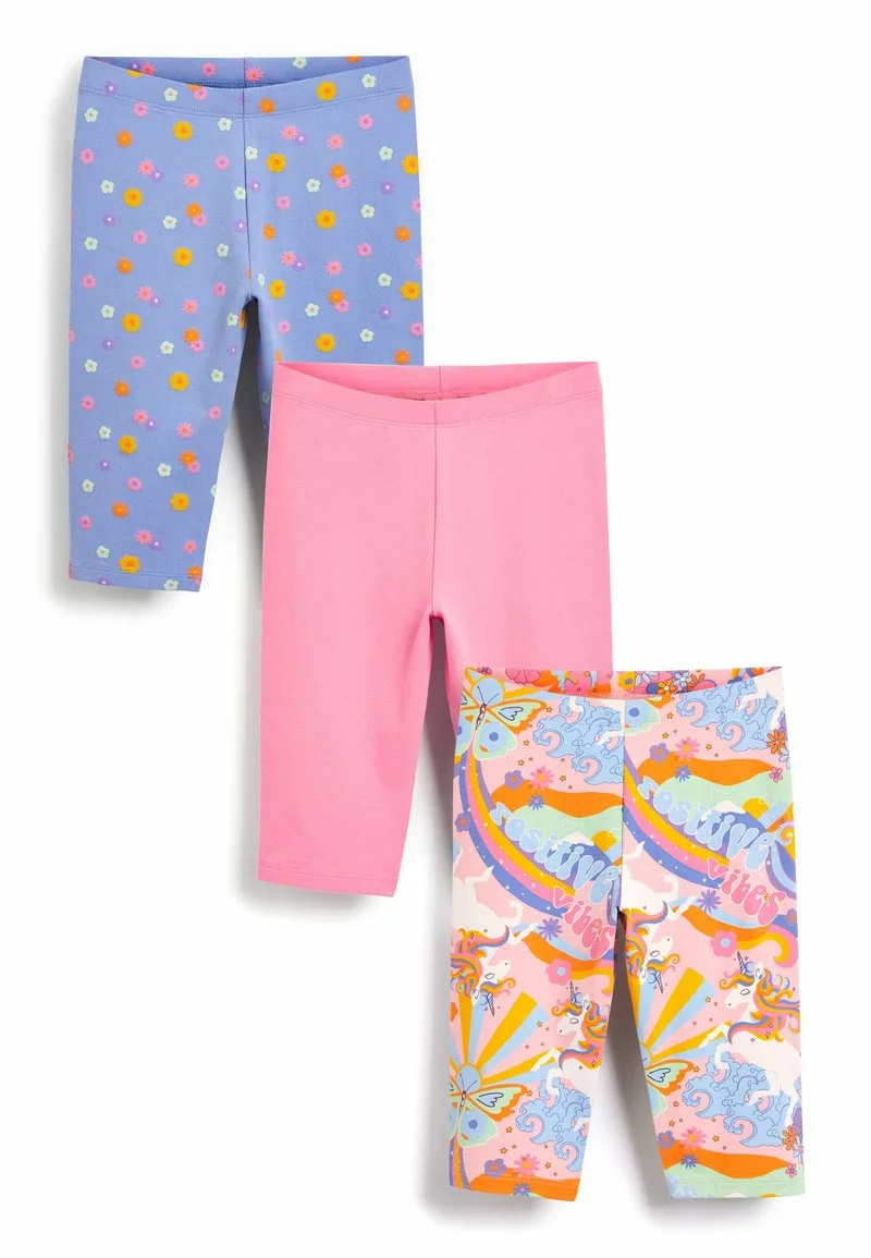 Next Kinder 3 PACK - Leggings - Hosen - Pink Purple Orange Retro Unicorn Print 1 Next Kinder 3 PACK - Leggings - Hosen - Pink Purple Orange Retro Unicorn Print