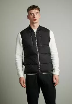 Next Herren SHOWER RESISTANT - Weste - Black