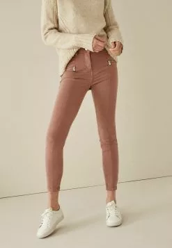 Next Damen Stoffhose - Pink