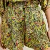 Next BELTED - Shorts - Green Paisley | Damen
