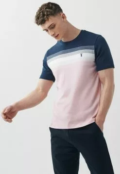 Next Herren REGULAR FIT - T-Shirt Print - Pink