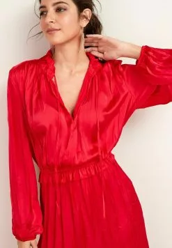 Next Damen SATIN TIE NECK - Freizeitkleid - Red -Next Großes Kaufhaus 52aafa5d81584e0d93be494a386cb70d