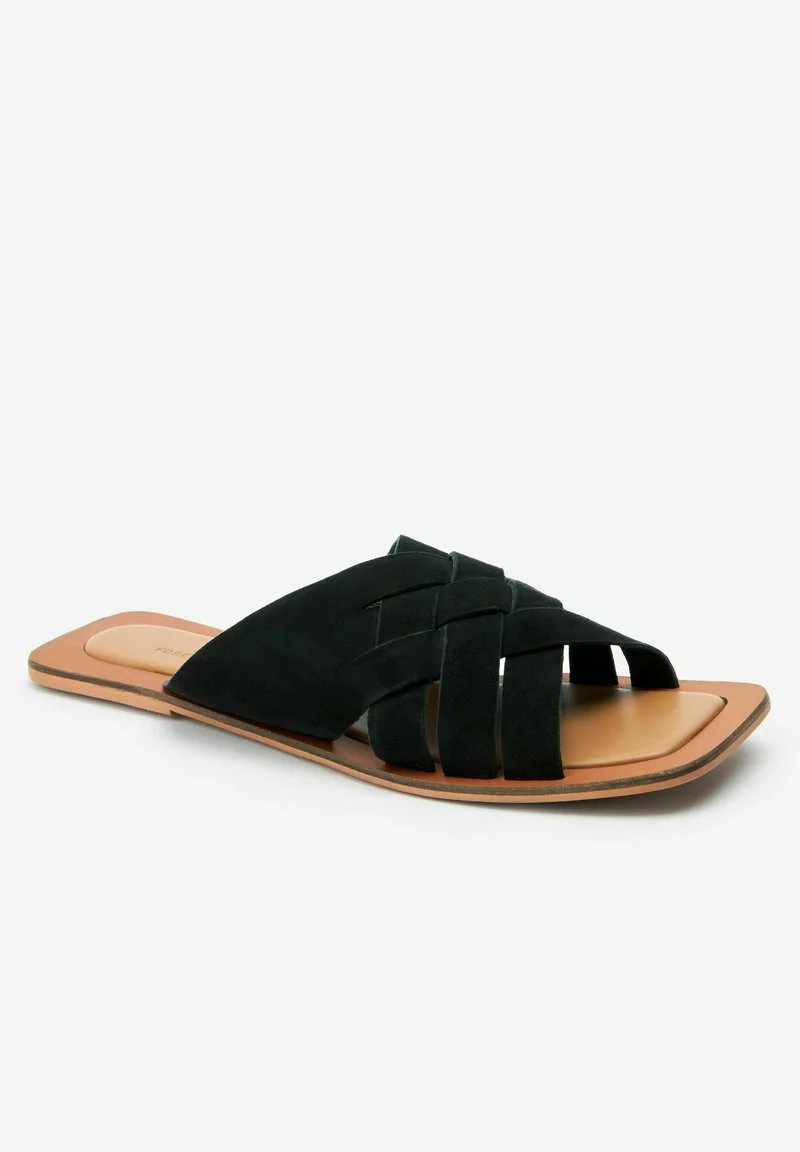 Next Damen Pantolette Flach - Black 2 Next Damen Pantolette Flach - Black – Bild 2