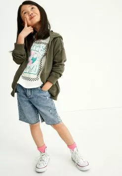 Next Kinder LONG LENGTH - Jeans Shorts - Blue