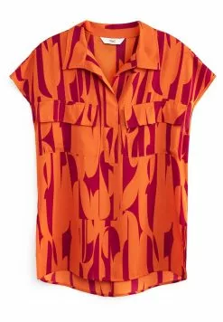 Next Damen CAP SLEEVE UTILITY - Bluse - Orange -Next Großes Kaufhaus 542436ae06a144df9b132ad3b35fff9f