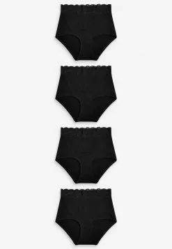 Next Damen 4 PACK - Slip - Black