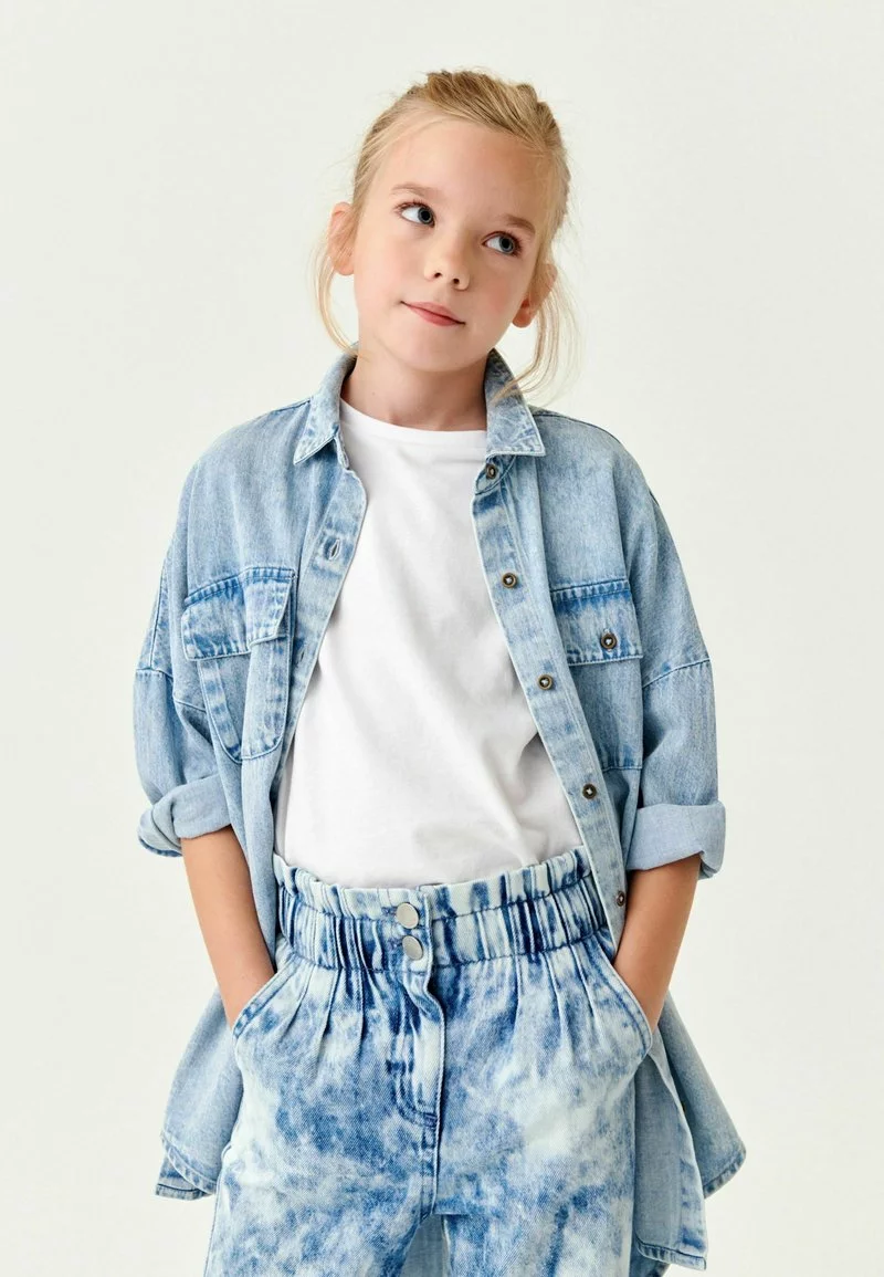 Next Kinder Hemdbluse - Blue Denim 1 Next Kinder Hemdbluse - Blue Denim
