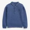 Next TEXTURED - Poloshirt - Mottled Blue | Kinder