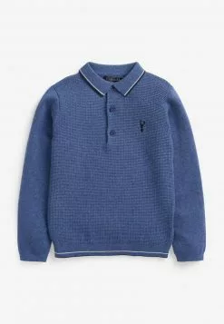 Next TEXTURED - Poloshirt - Mottled Blue | Kinder