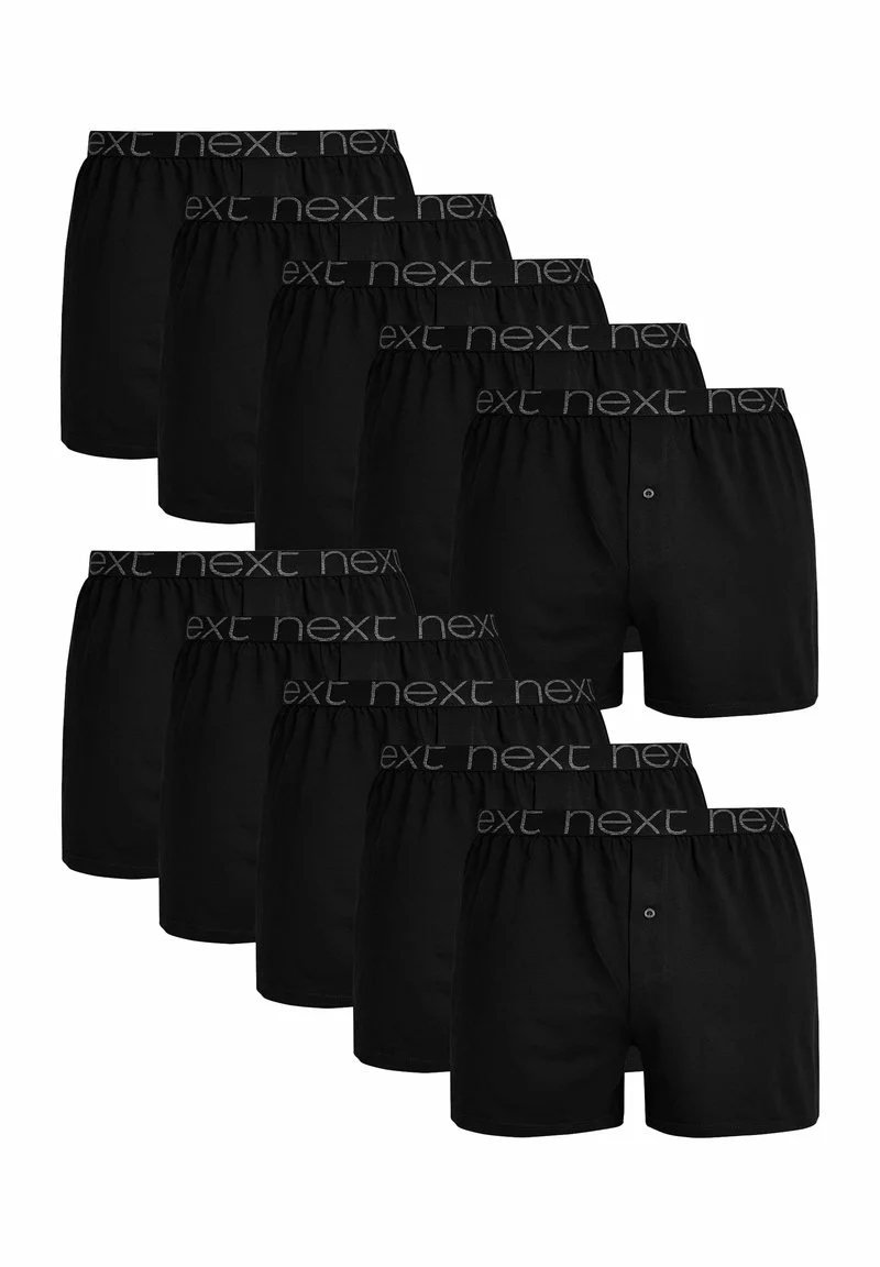 Next Herren LOOSE FIT PURE COTTON 10 PACK - Panties - Black 1 Next Herren LOOSE FIT PURE COTTON 10 PACK - Panties - Black