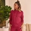 Next Damen YOGA - Sweatshirt - Berry Red