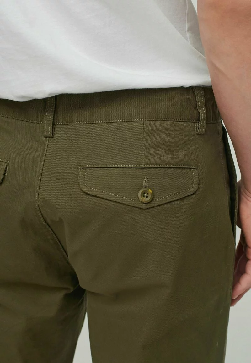 Next Herren PLEATED STRETCH - Stoffhose - Green 3 Next Herren PLEATED STRETCH - Stoffhose - Green – Bild 3