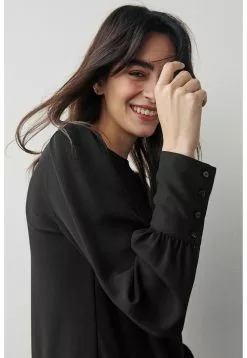 Next Damen LONG SLEEVE CUFF - Bluse - Black -Next Großes Kaufhaus 55fef52729174587ac67f40c29ada8a9